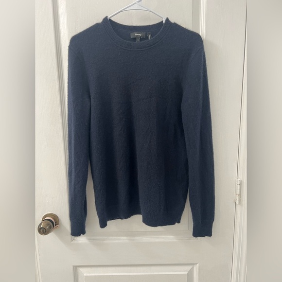 Theory Crewneck Navy Blue Sweater  (Size S) - Picture 4 of 8